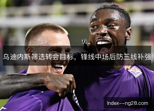 乌迪内斯筛选转会目标，锋线中场后防三线补强